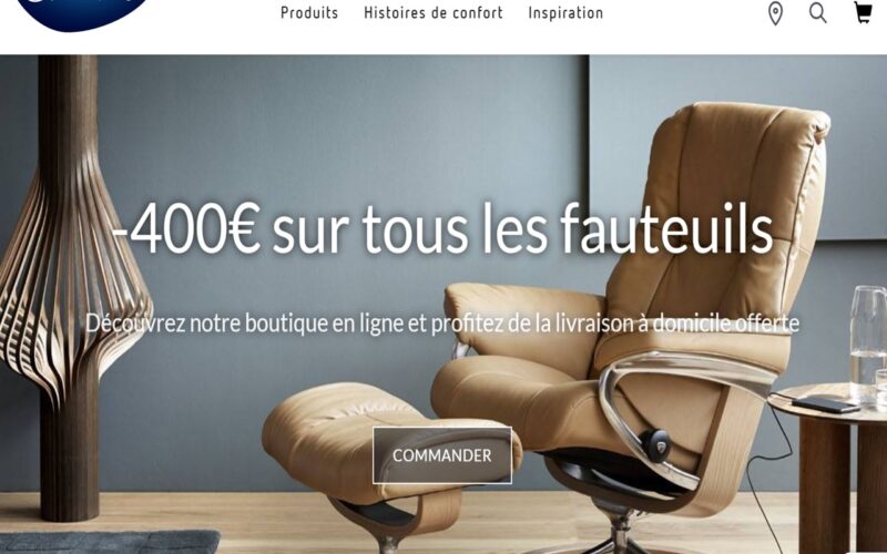 Stressless® développe le business on line