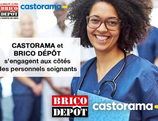Castorama et Brico Dépôt se mobilisent pour le personnel soignant