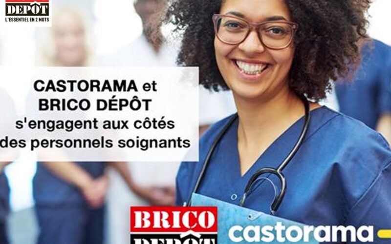 Castorama et Brico Dépôt se mobilisent pour le personnel soignant