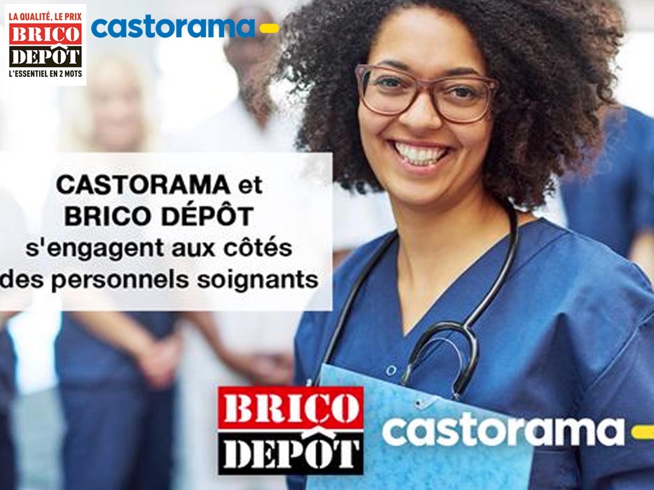 Castorama et Brico Dépôt se mobilisent pour le personnel soignant