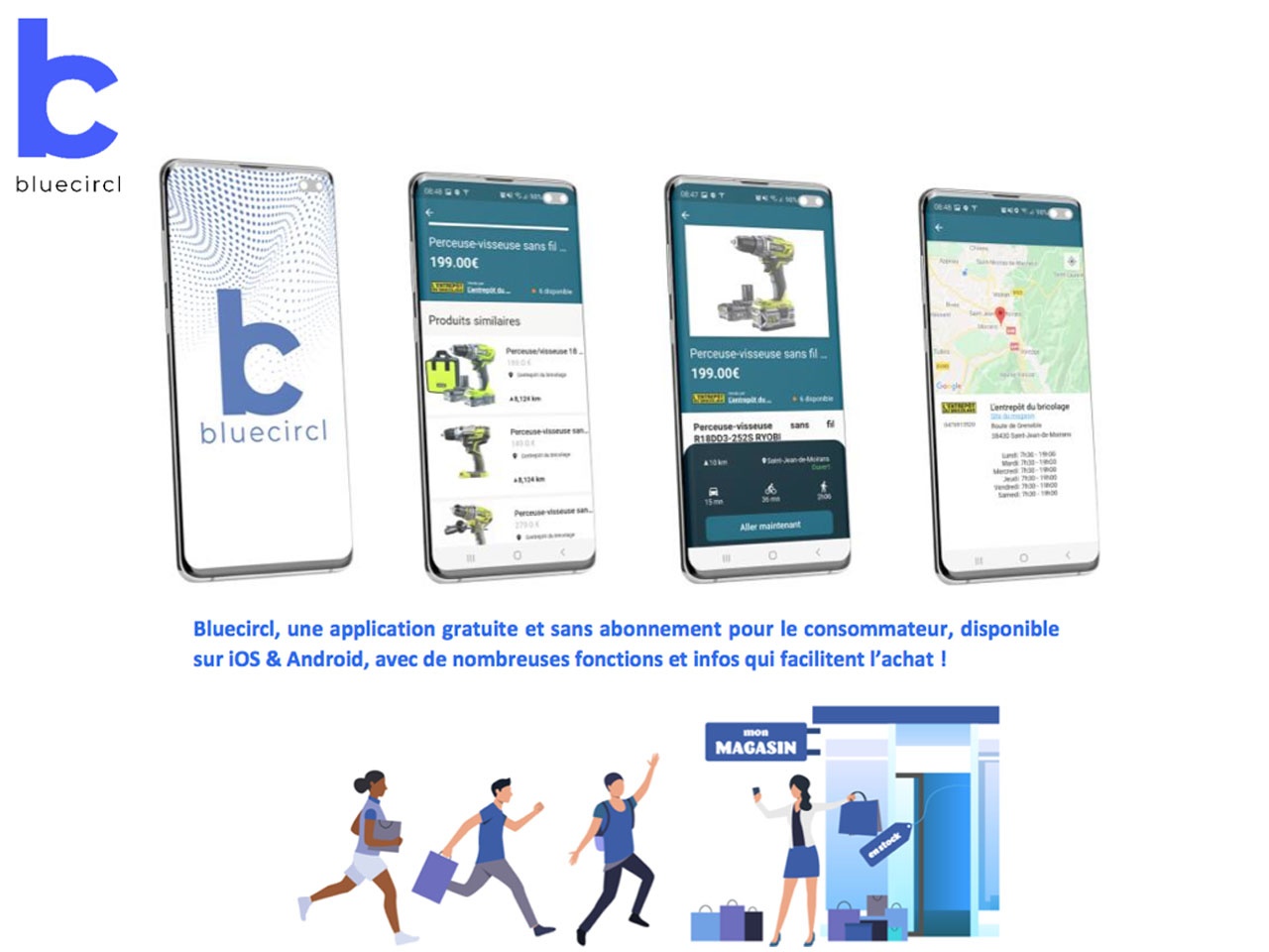 BLUECIRCL offre sa solution pour soutenir l’activité économique des points de vente physique 