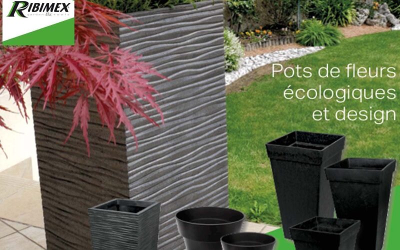 Ribimex enrichit sa gamme Eco Garden de pots de fleurs tendances !