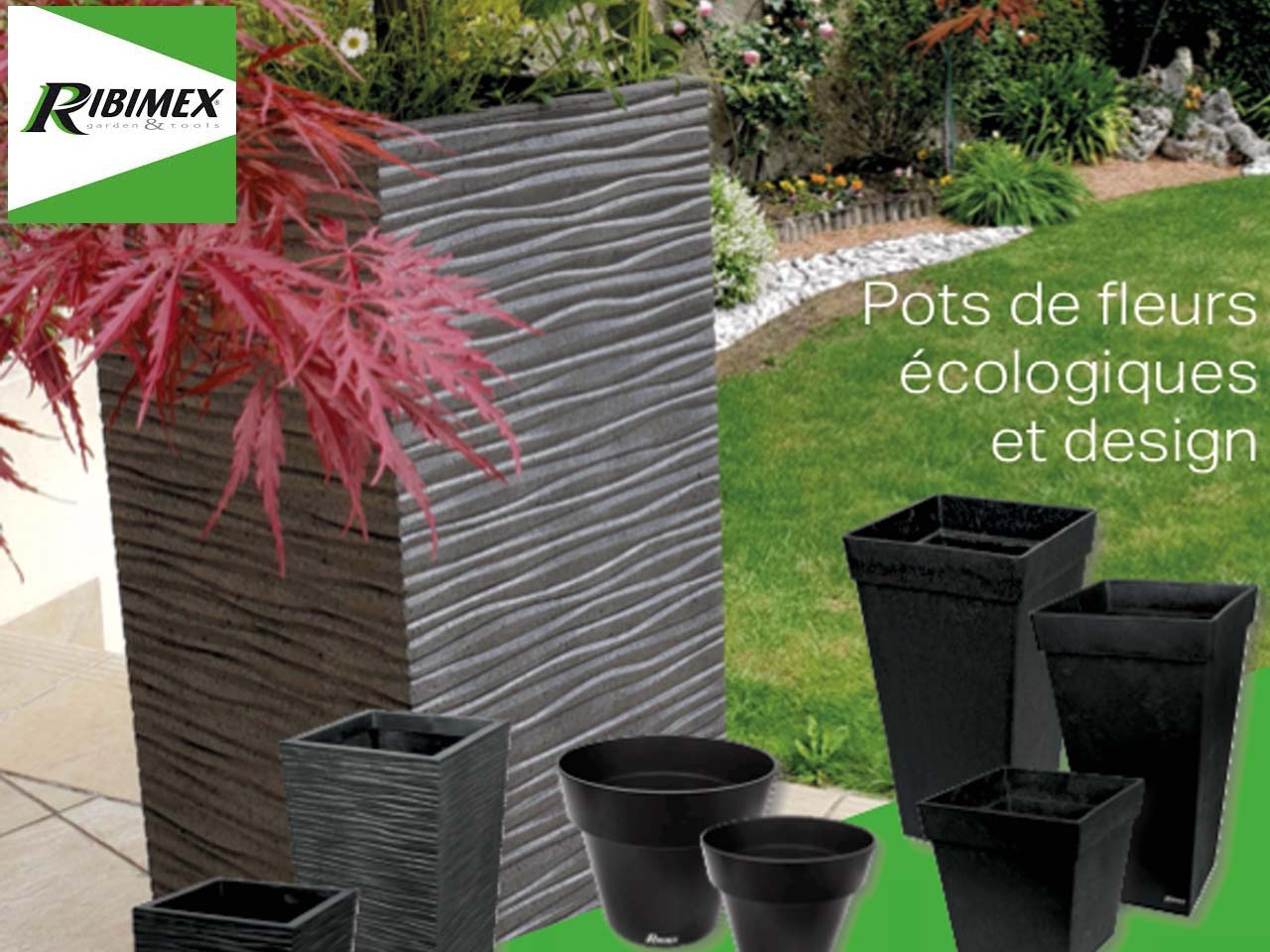 Ribimex enrichit sa gamme Eco Garden de pots de fleurs tendances !