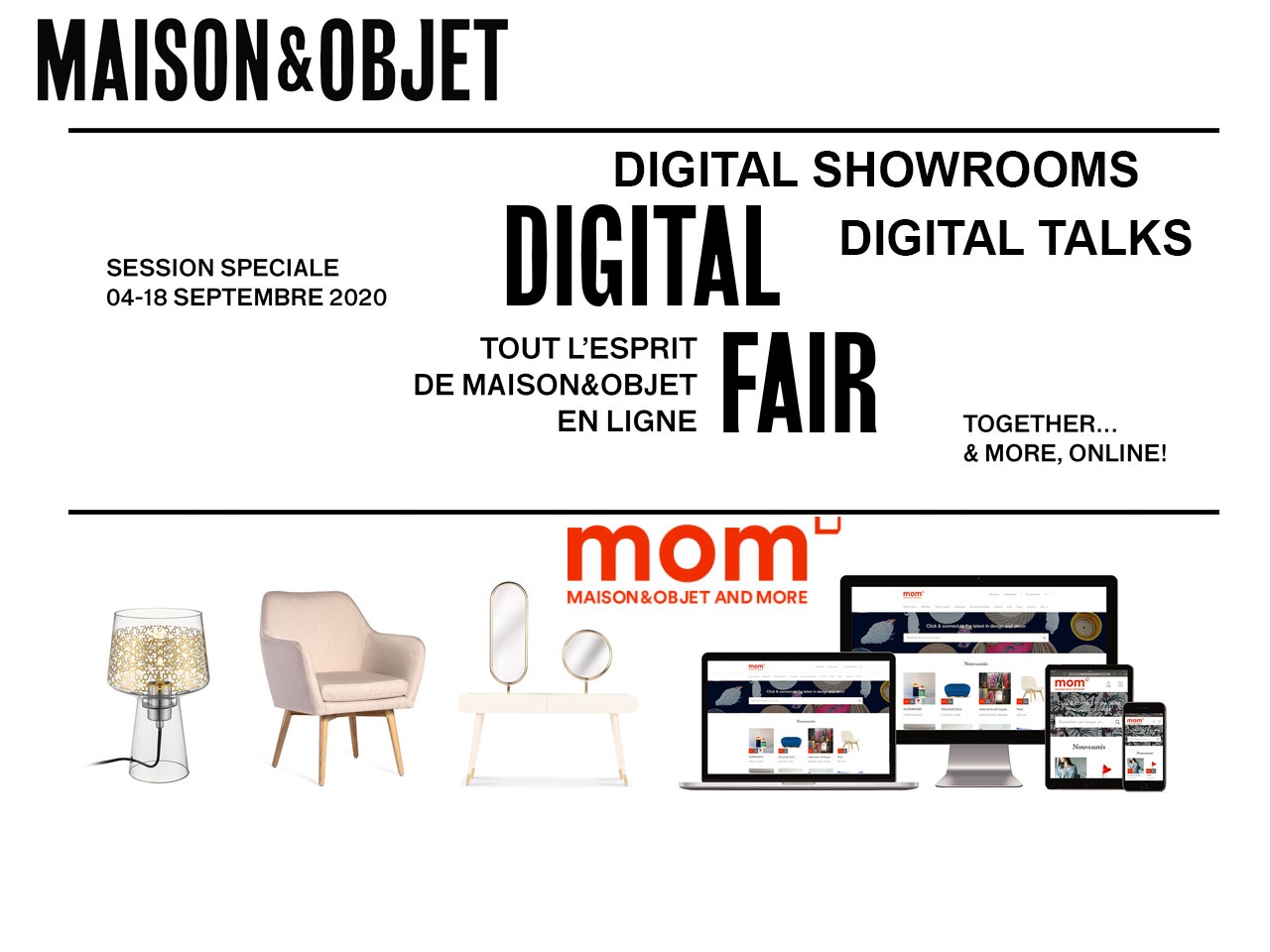 Maison&Objet s’adapte, et soutien sa communauté avec de nouvelles initiatives !