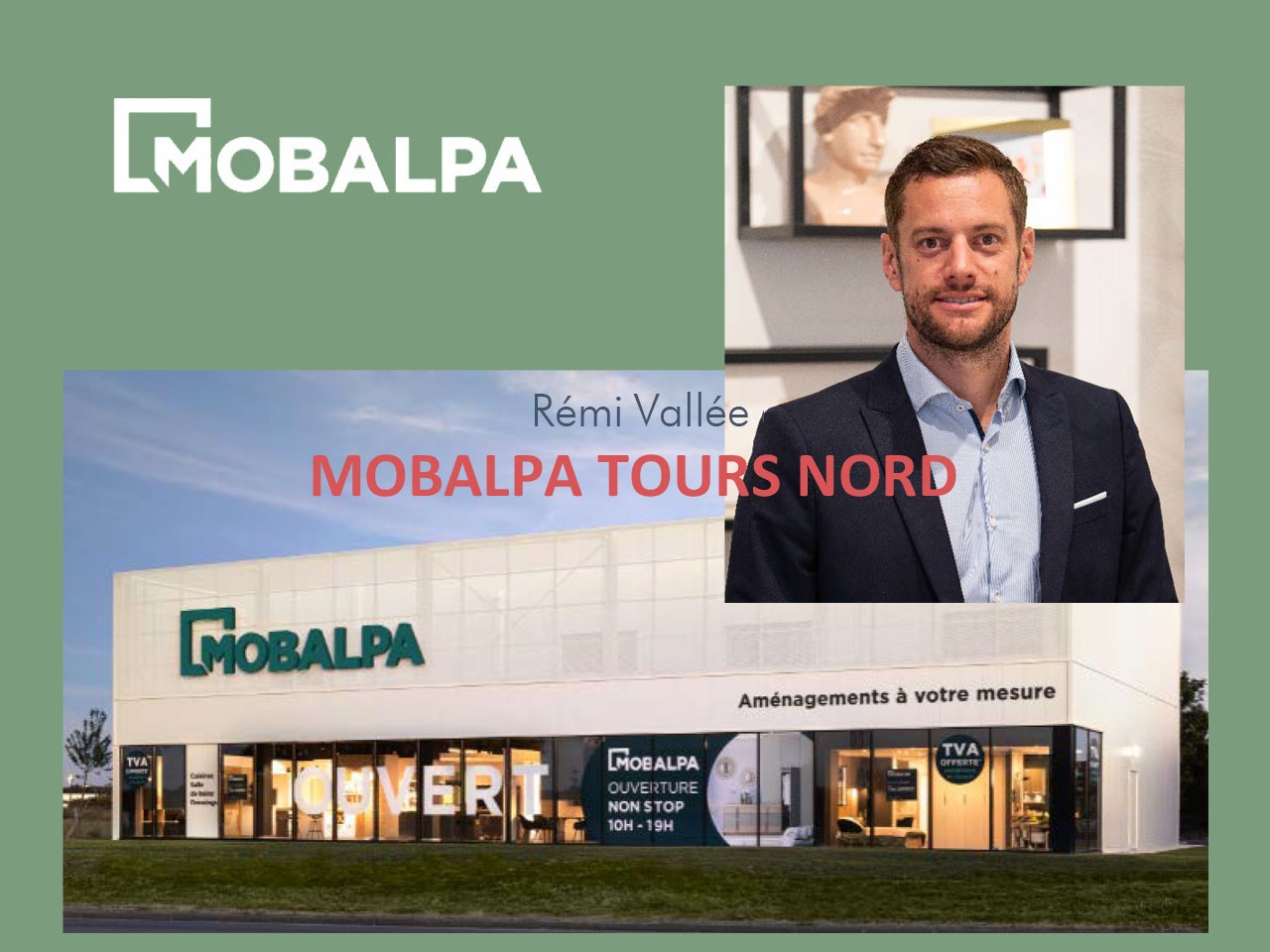 MOBALPA une (ré)ouverture réussie à  Saint-Cyr sur Loire