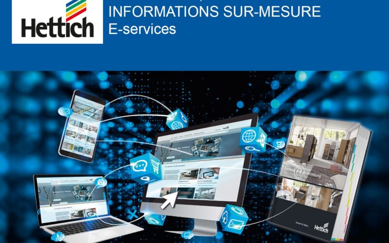 Hettich se digitalise : Showroom, informations sur-mesure et E-services