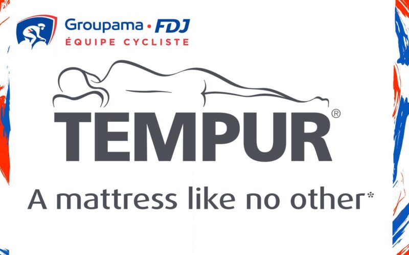 TEMPUR® signe  un partenariat inédit de 5 ans avec  l’équipe cycliste Groupama-FDJ 
