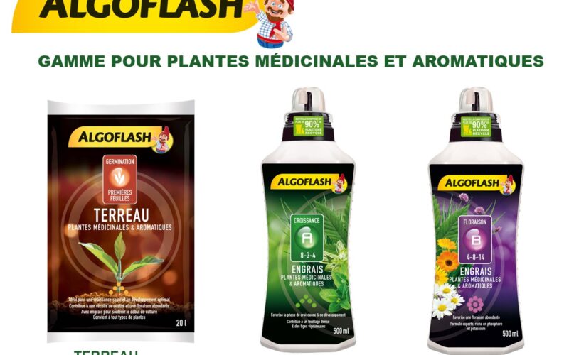 ALGOFLASH, une nouvelle gamme pour plantes médicinales et aromatiques