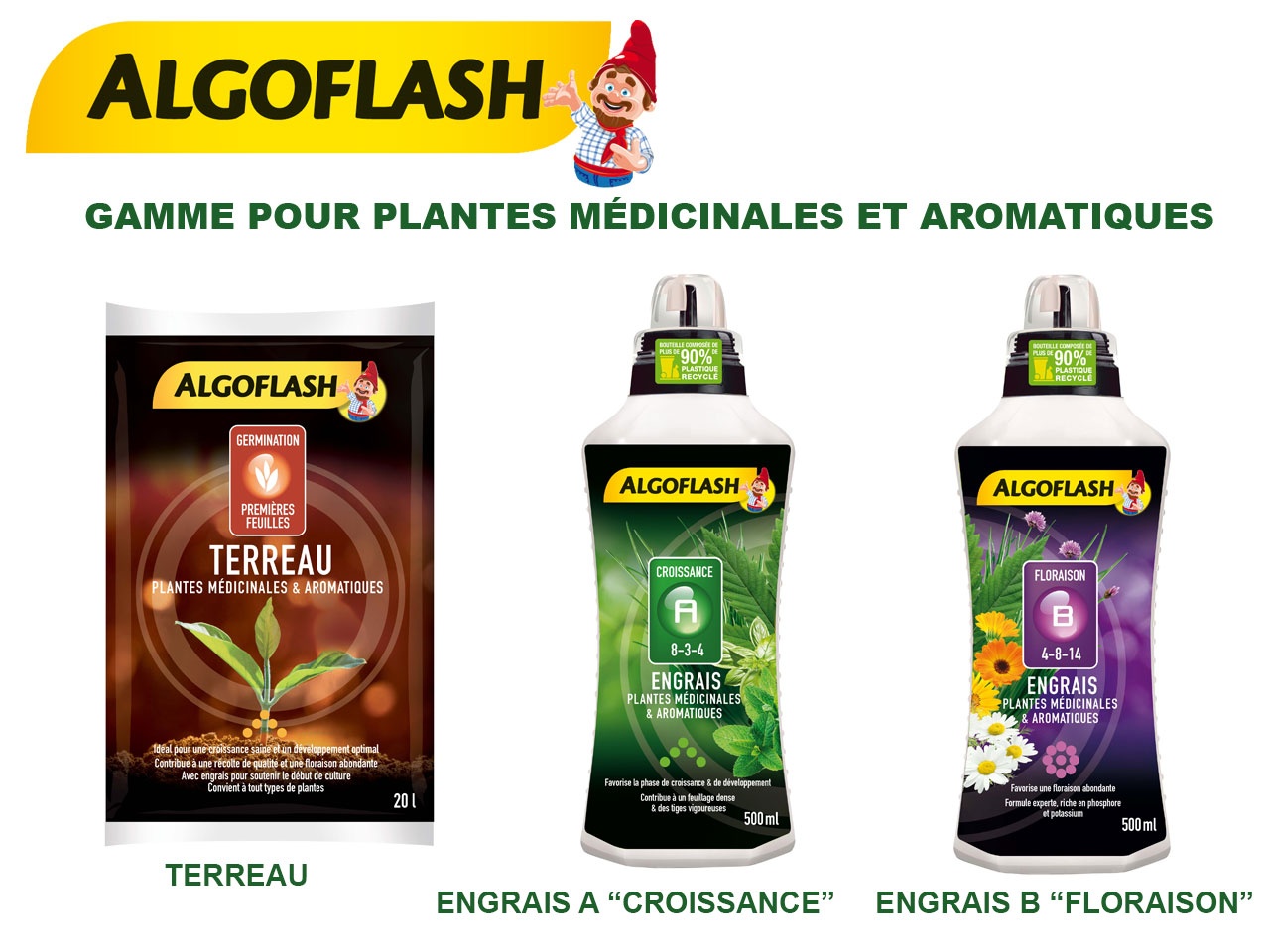 ALGOFLASH, une nouvelle gamme pour plantes médicinales et aromatiques