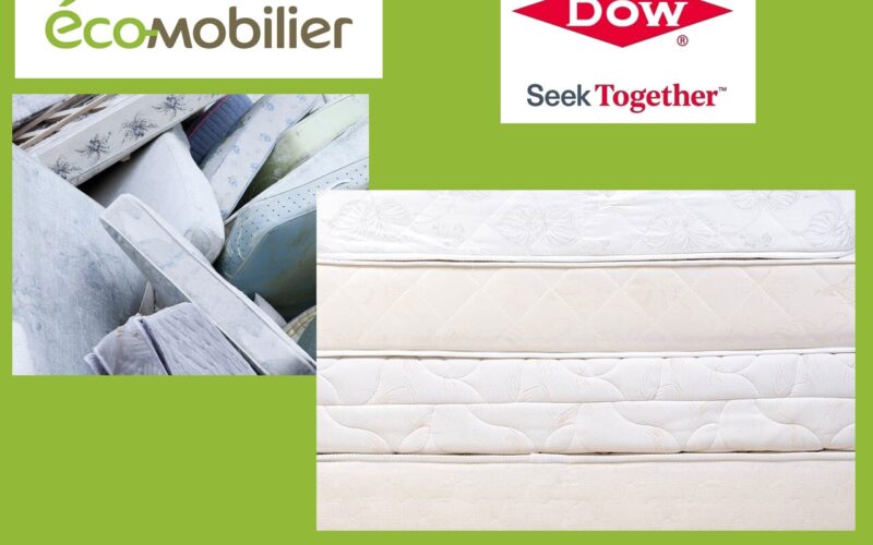 Dow et Eco-mobilier concluent un partenariat d’innovation autour du programme de recyclage des matelas RENUVA™