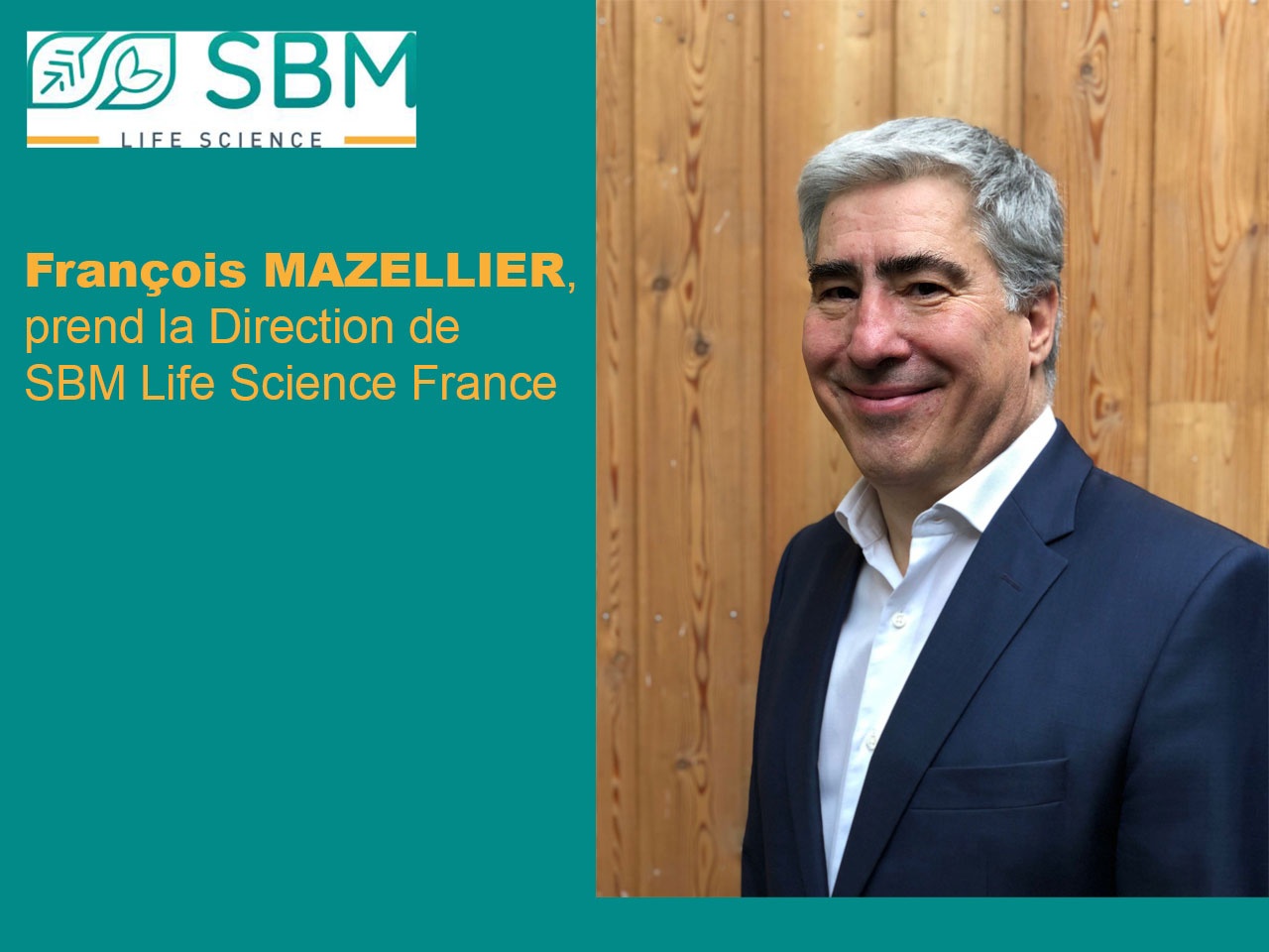 SBM LIFE SCIENCE FRANCE : François Mazellier prend la direction de la filiale France