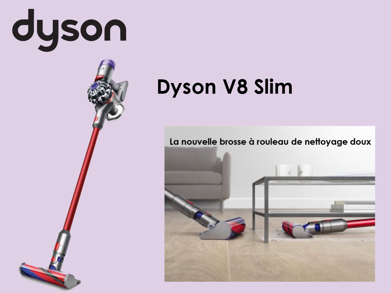 Dyson V8 Brosse de sol pour aspirateur sans fil