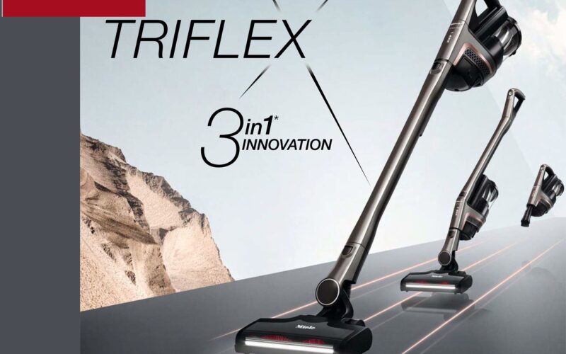 MIELE propose TRIFLEX un aspirateur balai sans fil innovant 3 en 1