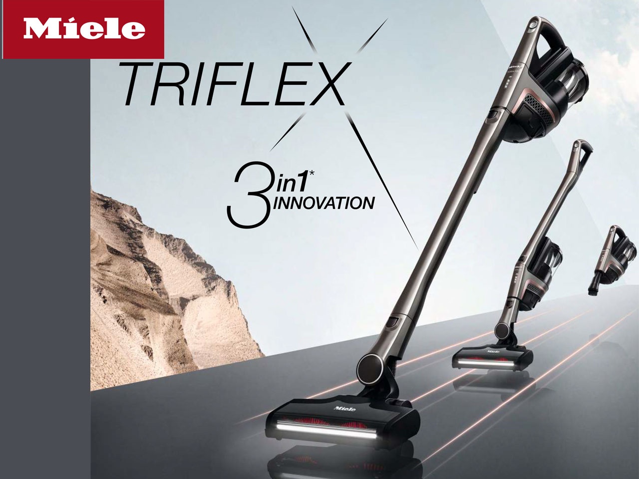 MIELE propose TRIFLEX un aspirateur balai sans fil innovant 3 en 1