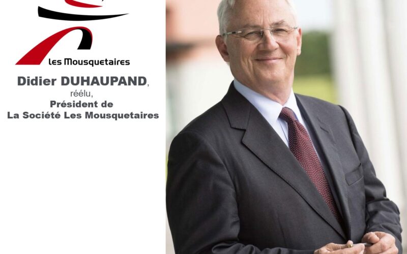 Didier Duhaupand, réélu Président de la Société Les Mousquetaires