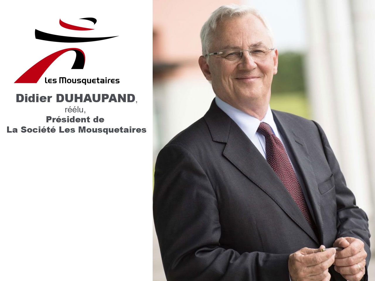 Didier Duhaupand, réélu Président de la Société Les Mousquetaires