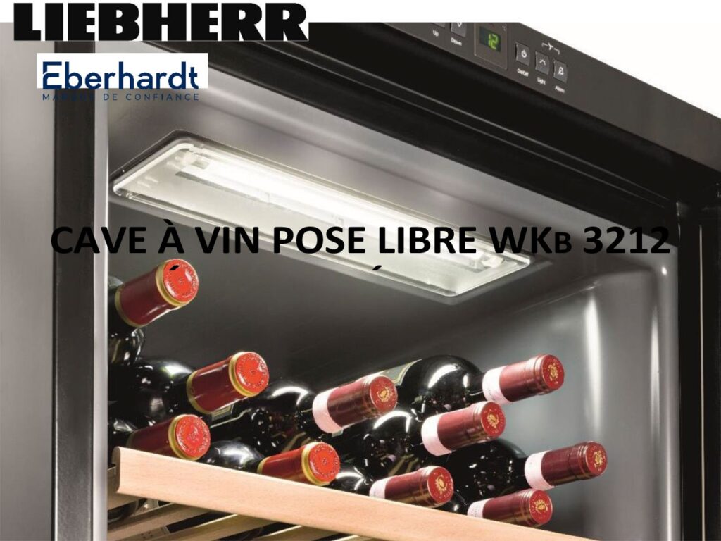 Une cave à vin pose libre signée LIEBHERR la WKB 3212 Univers Habitat