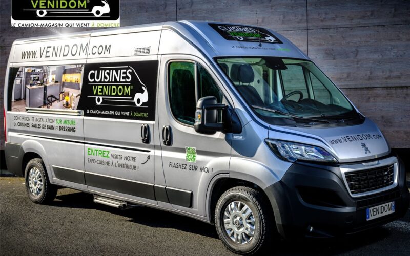 Cuisines Venidom présente son nouvel aménagement de son showroom mobile