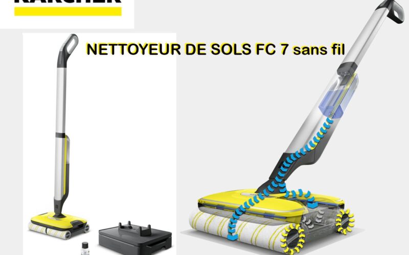 KARCHER innove encore avec le nettoyeur de sols FC 7 !