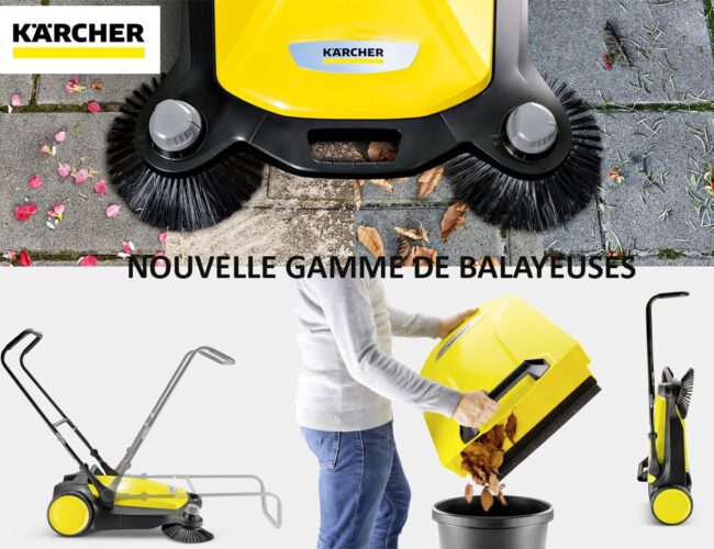 KÄRCHER propose une nouvelle gamme de balayeuses, revue et repensée !