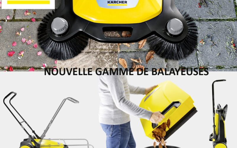 KÄRCHER propose une nouvelle gamme de balayeuses, revue et repensée !