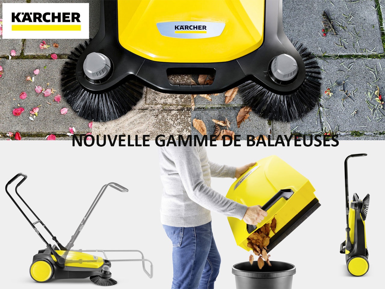 KÄRCHER propose une nouvelle gamme de balayeuses, revue et repensée !