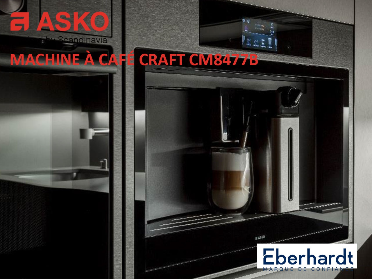 ASKO enrichit sa collection encastrable Craft, de la machine à café CM8477B