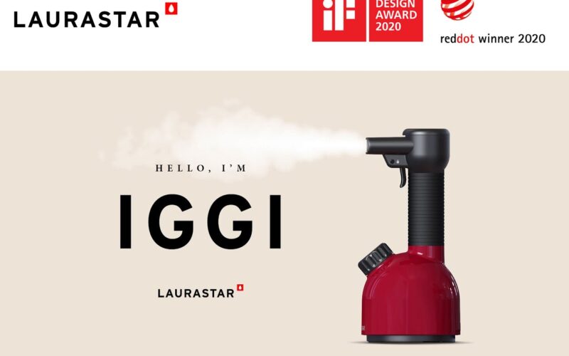 LAURASTAR, revient sur IGGI, son purificateur-vapeur qui désinfecte textiles et objets…et défroisse !