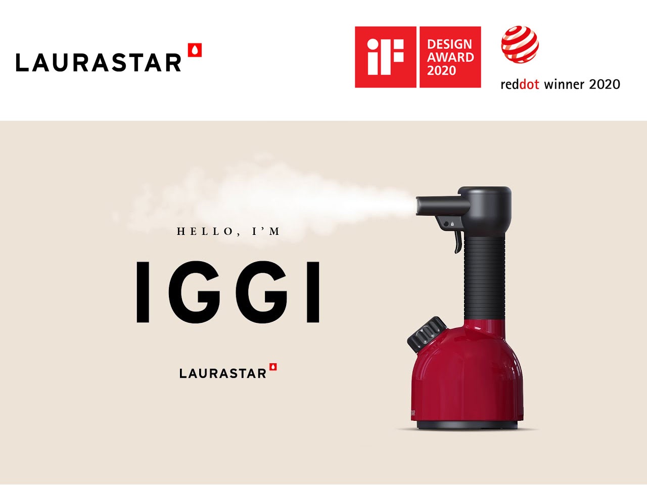 LAURASTAR, revient sur IGGI, son purificateur-vapeur qui désinfecte textiles et objets…et défroisse !