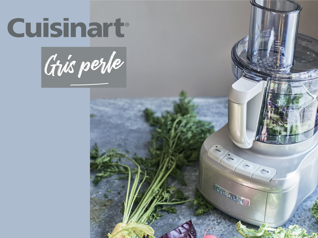 CUISINART pare ses indispensables de Gris perle !