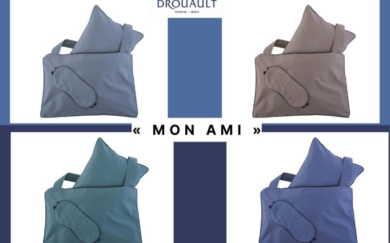 DROUAULT imagine « MON AMI », un set d’accessoires de repos nomade