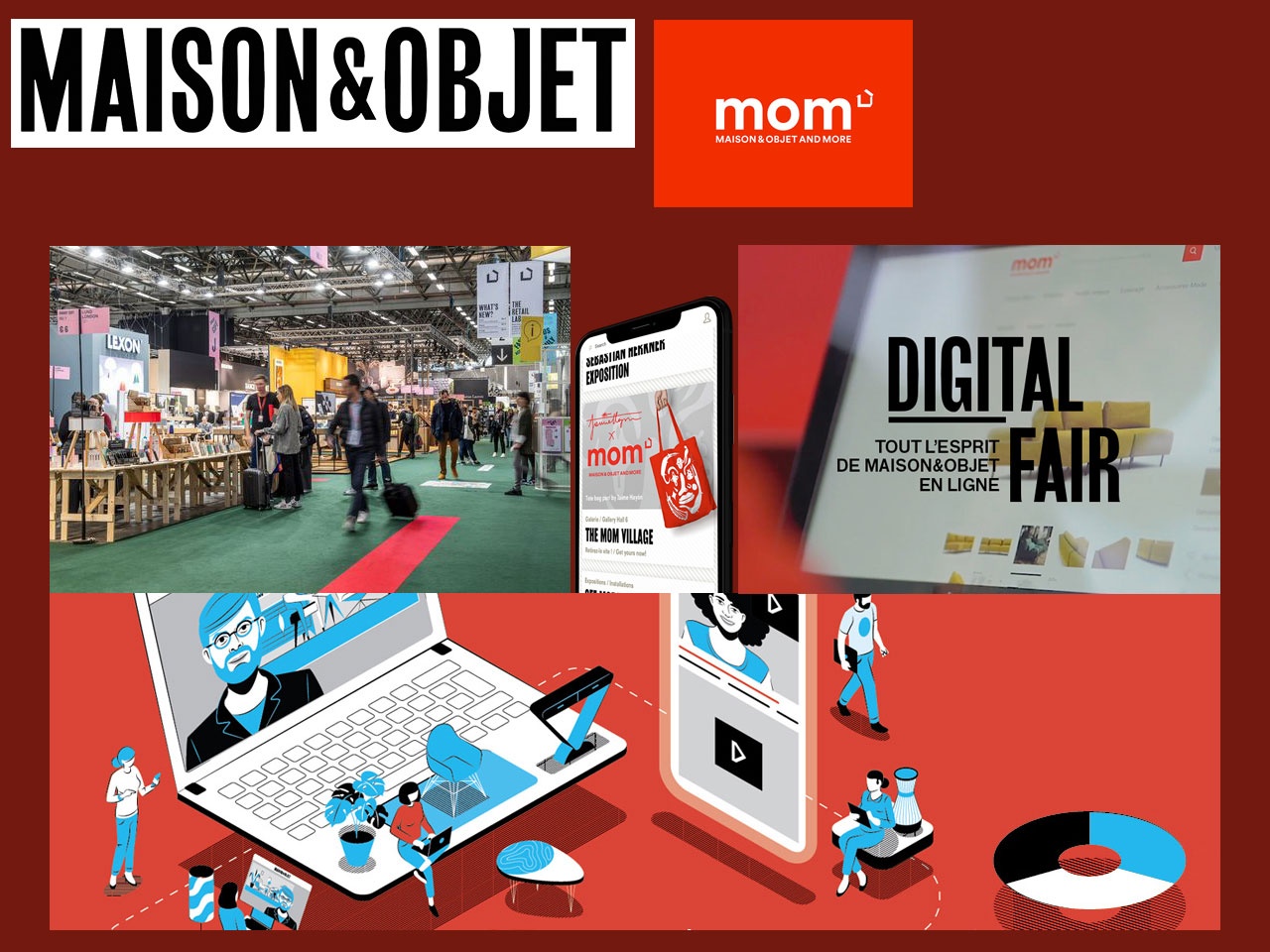 MAISON&OBJET 2021 accentue sa présence online et annonce son retour physique du 26 au 30 mars à Villepinte !