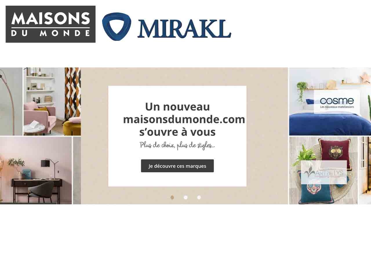 Maisons du Monde choisit Mirakl pour lancer sa marketplace et accélérer sa digitalisation