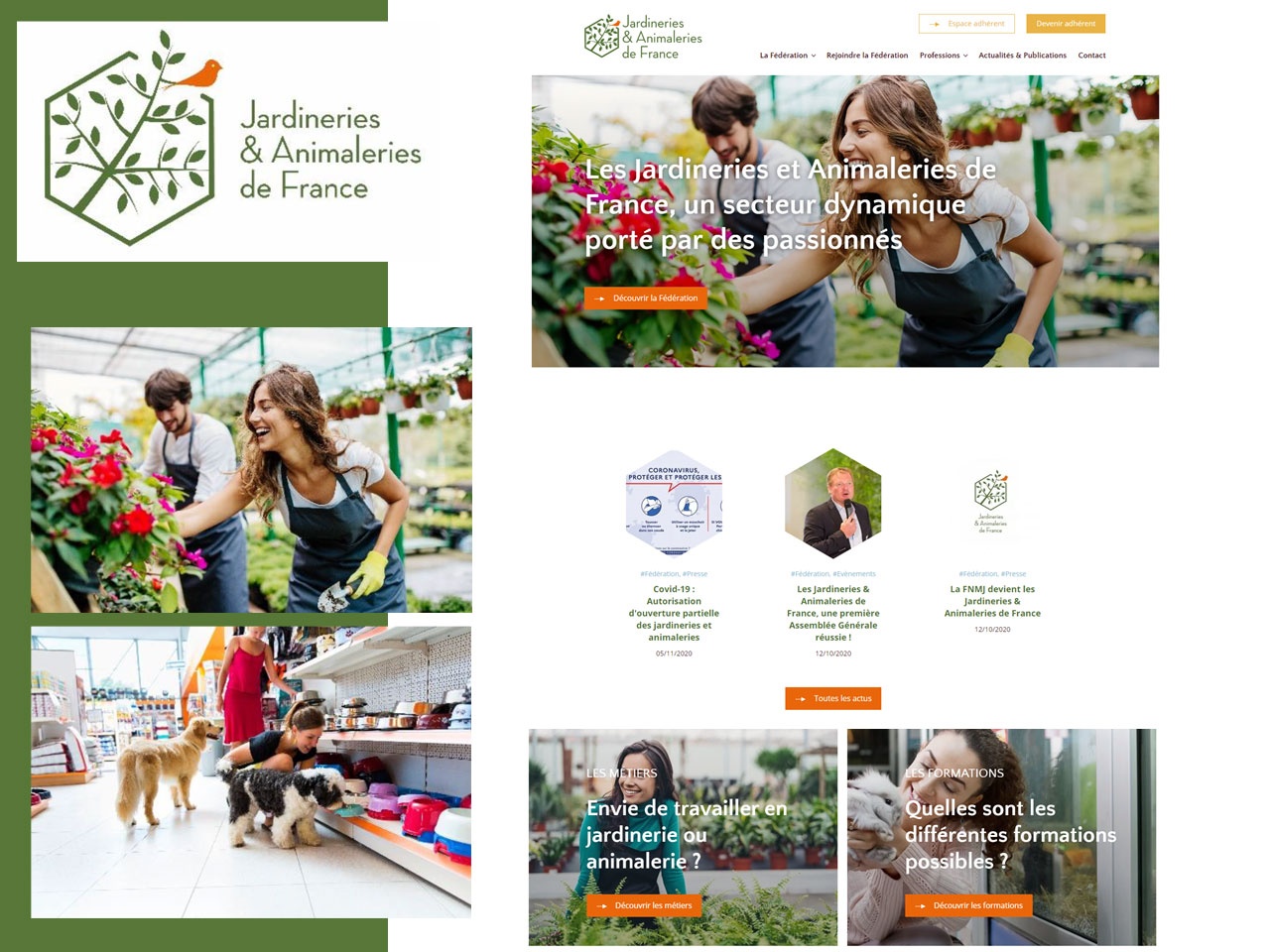 Jardineries & Animaleries de France : un nouveau site internet pour la Fédération