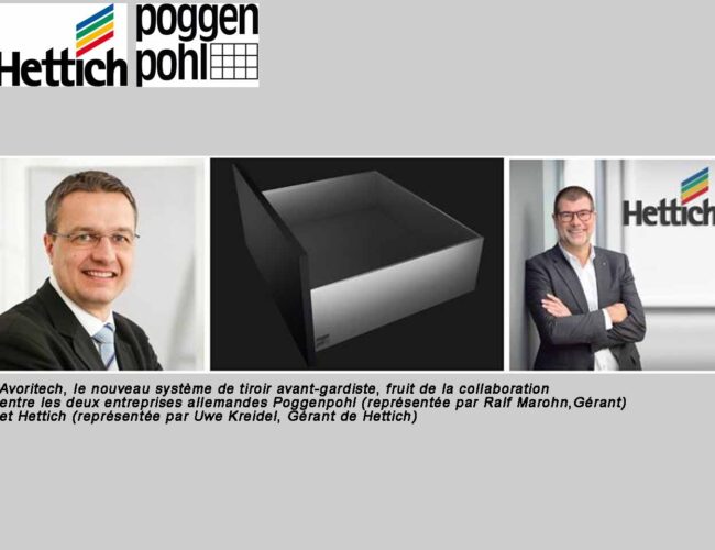 Poggenpohl et Hettich s’associent, et lancent un système de tiroir inédit pour des cuisines haut de gamme