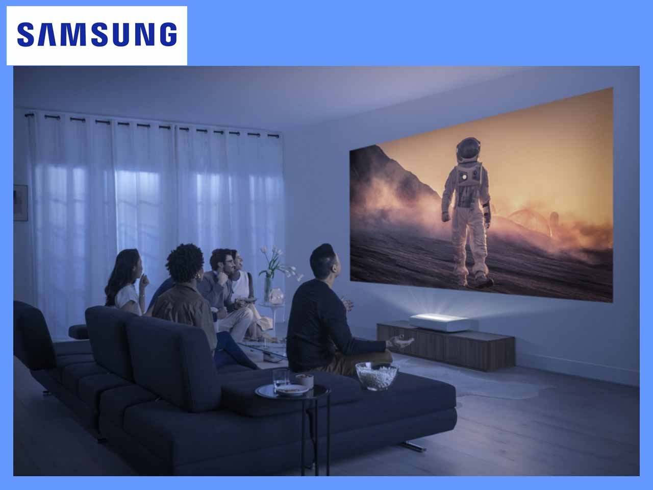 Samsung présente The Premiere, son nouveau projecteur à focale ultra-courte