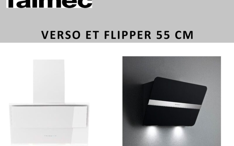 FALMEC propose une nouvelle version des hottes VERSO et FLIPPER, pour les petites cuisines