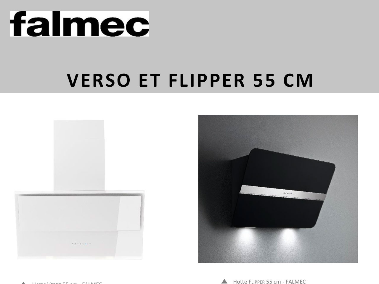 FALMEC propose une nouvelle version des hottes VERSO et FLIPPER, pour les petites cuisines