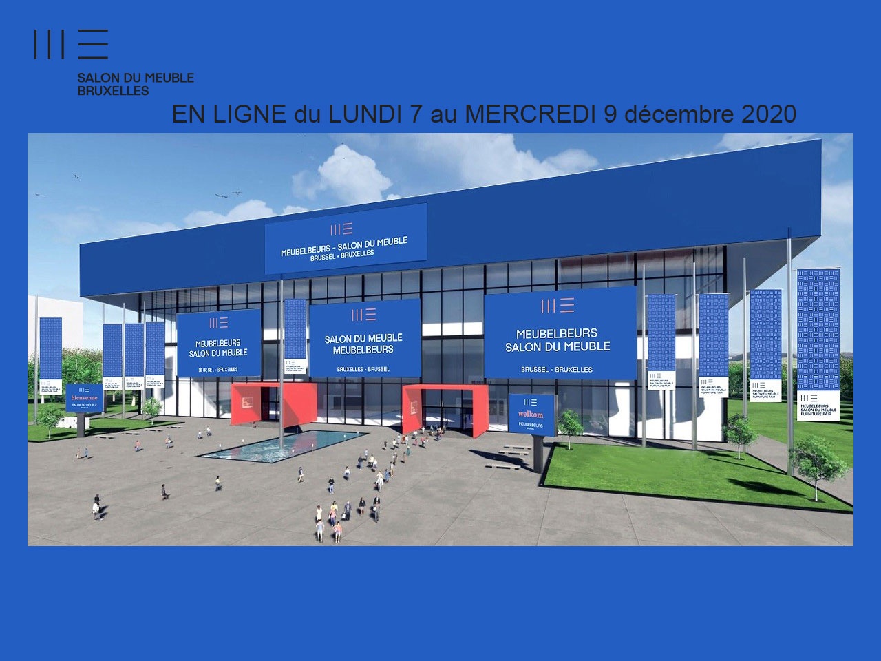 SALON DU MEUBLE BRUXELLES en ligne du lundi 7 au mercredi 9 décembre 2020