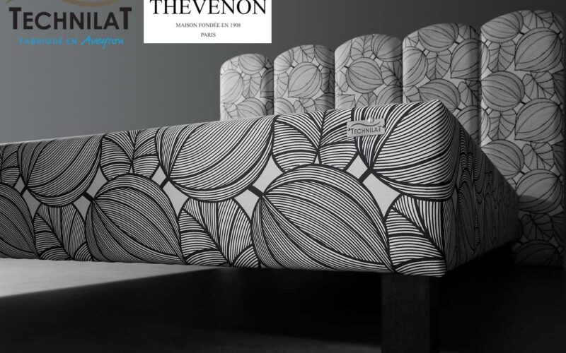 Technilat et Thevenon collaborent, pour des sommiers et têtes de lit aux motifs tendance !