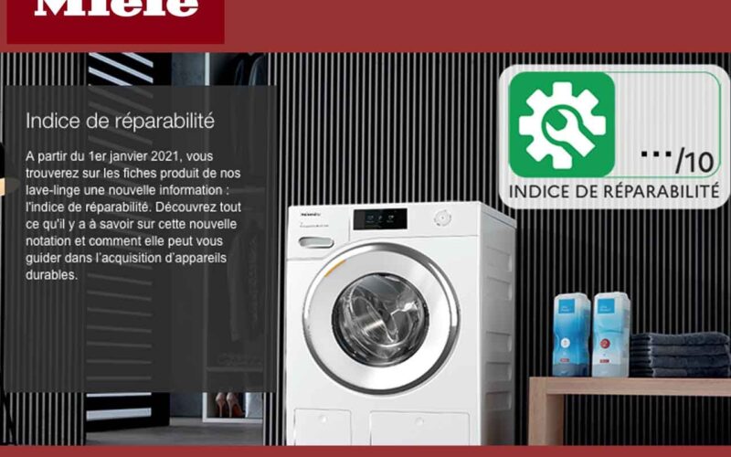 Miele s’affiche prête pour l’indice de réparabilité en 2021