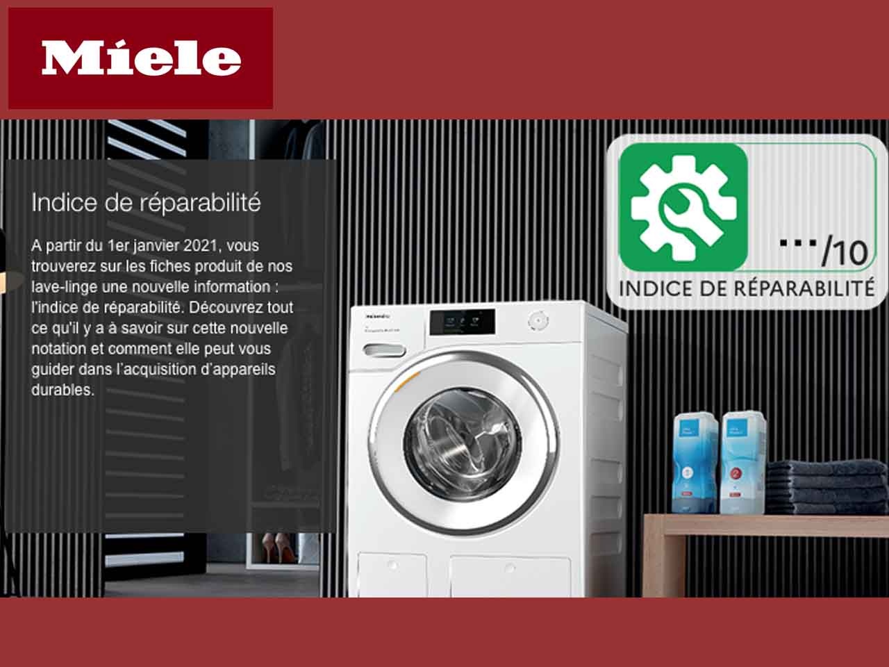 Miele s’affiche prête pour l’indice de réparabilité en 2021