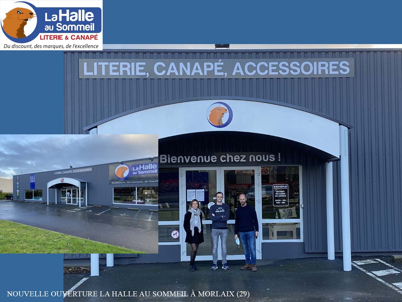 La Halle au Sommeil a ouvert son magasin à Morlaix (29)