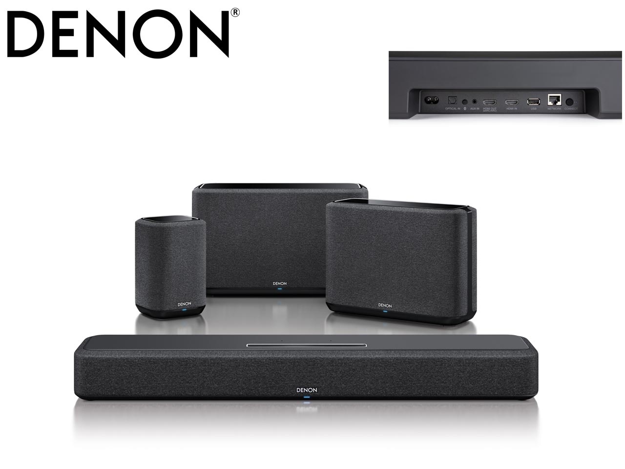 Denon ajoute une barre de son premium avec un son 3D à sa gamme Denon Home, un écosystème d’enceintes multiroom haute résolution