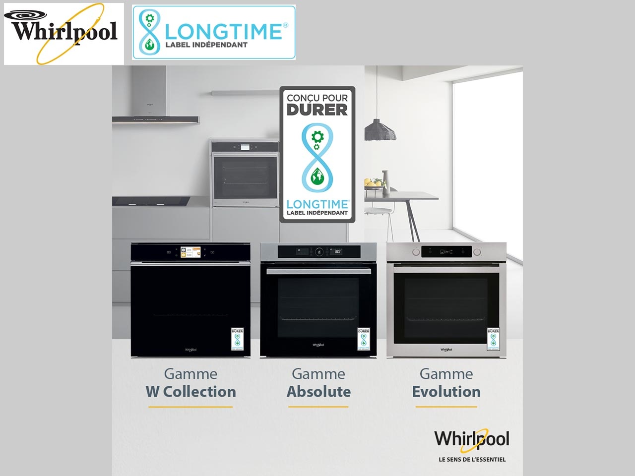 Whirlpool obtient la certification LONGTIME®