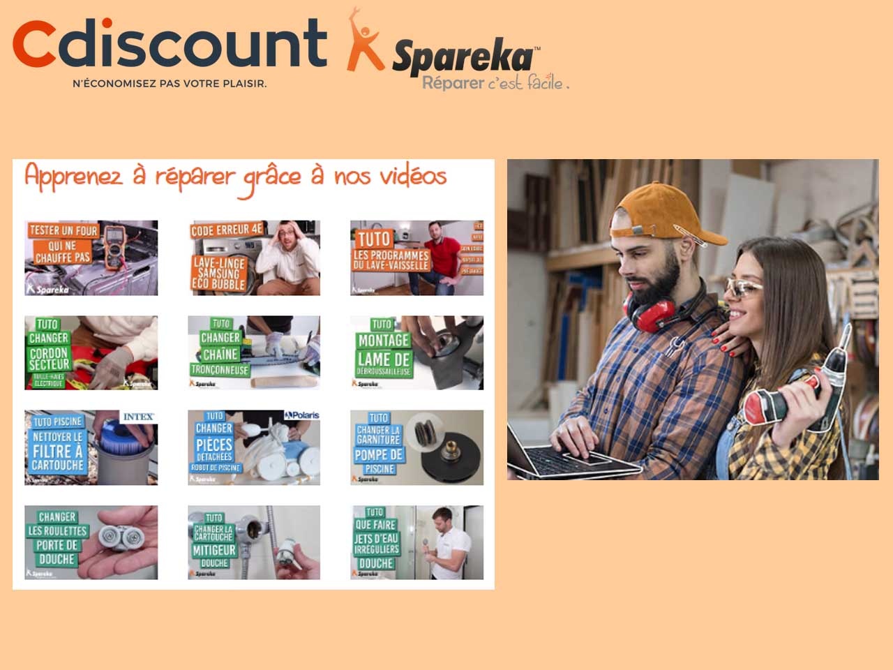 Cdiscount s’allie avec Spareka, pour encourager ses clients à la réparation d’appareils de maison