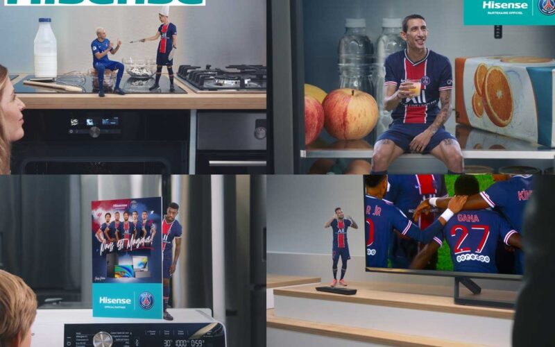 Hisense et son partenaire le PSG présentent leur nouvelle campagne placée sous le signe de l’audace