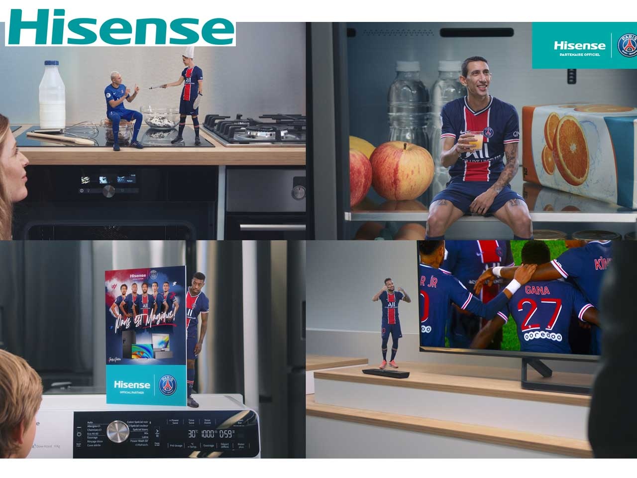 Hisense et son partenaire le PSG présentent leur nouvelle campagne placée sous le signe de l’audace