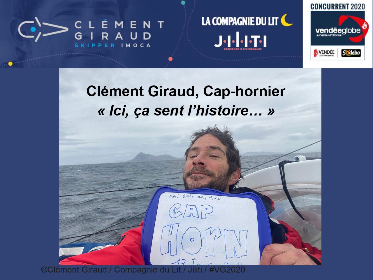 Clément Giraud skipper de Compagnie du lit / JIliti, Cap-hornier !