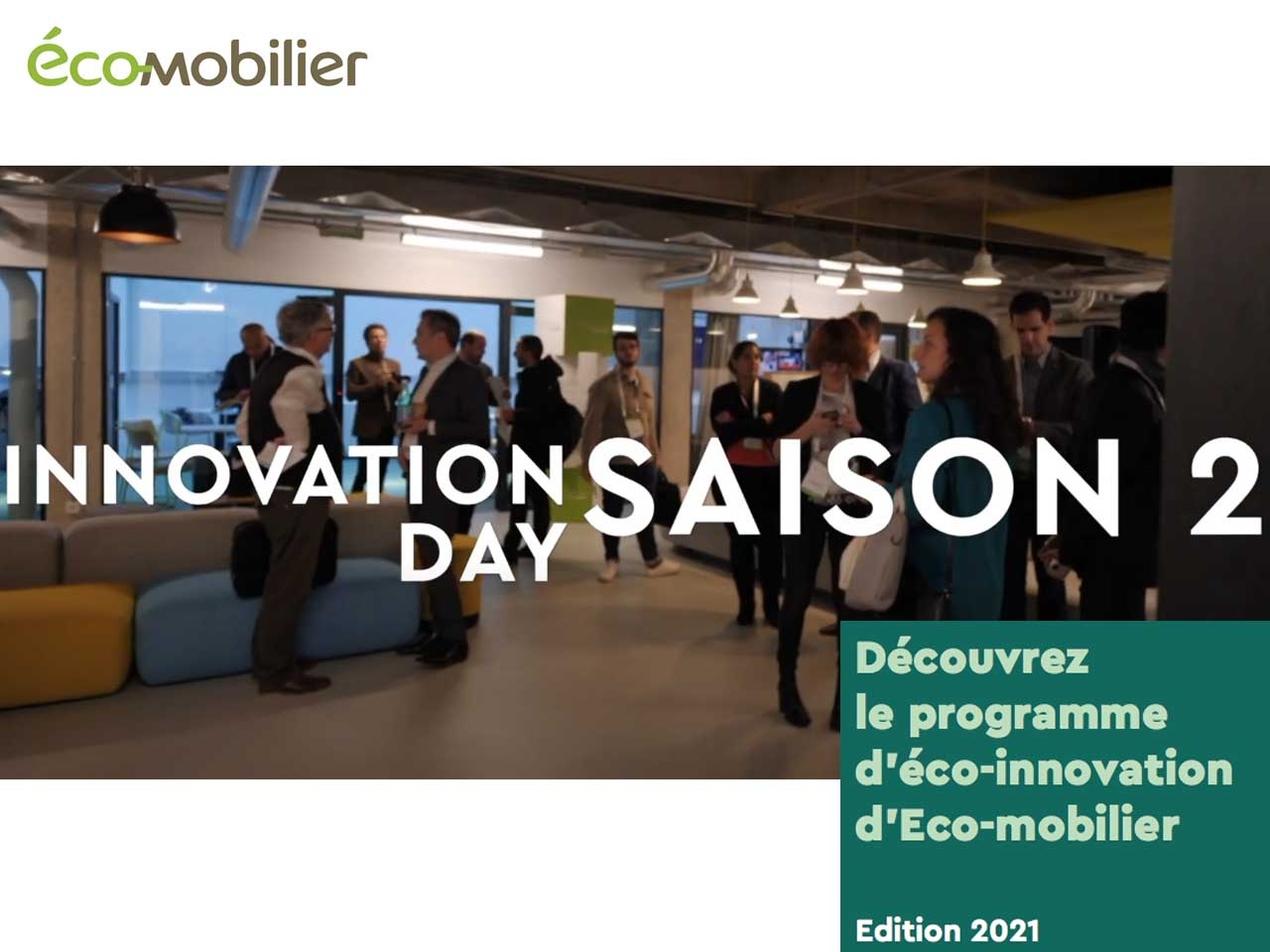 Eco-mobilier lance l’Innovation Day – saison 2, pour accompagner les professionnels de l’ameublement dans l’éco-conception